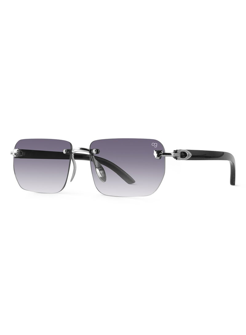 Woggles Uv-Protected Rimless Rectangle Sunglasses - Image 5