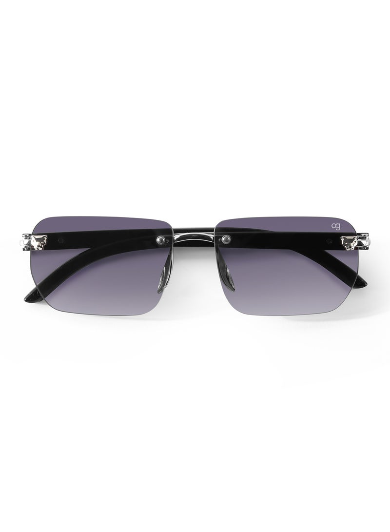 Woggles Uv-Protected Rimless Rectangle Sunglasses - Image 3