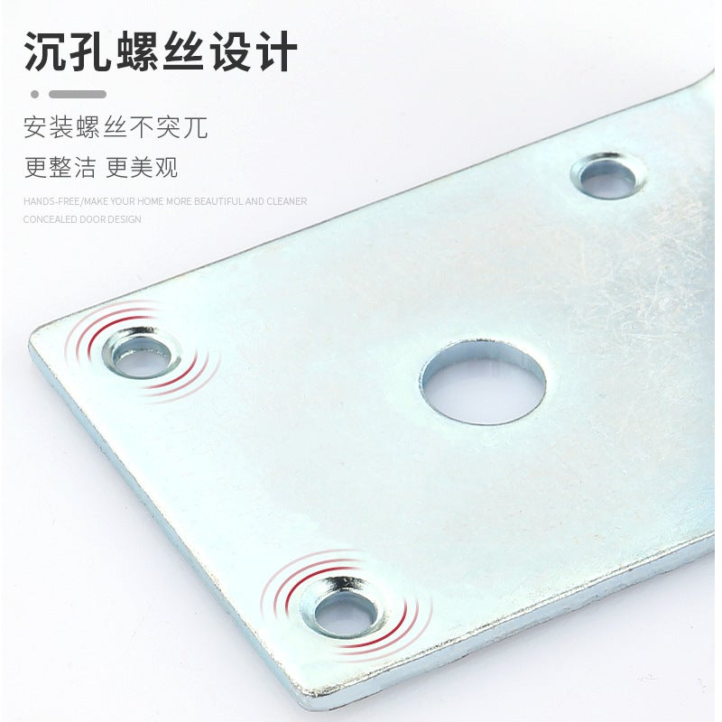Angle Code 90 Degree Right Angle Reinforced Layer Plate Holder L-Shaped Angle Code Furniture Holder Iron Sheet Angle Iron Angle Code Fixed Connection - Image 4