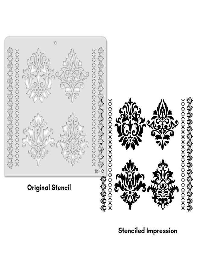 iCraft Decorative Layering Template Stencil (i-8802),12 X 12 Stencil, - Image 2
