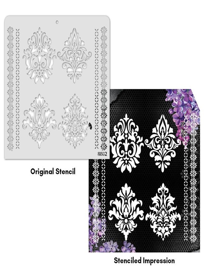 iCraft Decorative Layering Template Stencil (i-8802),12 X 12 Stencil, - Image 3