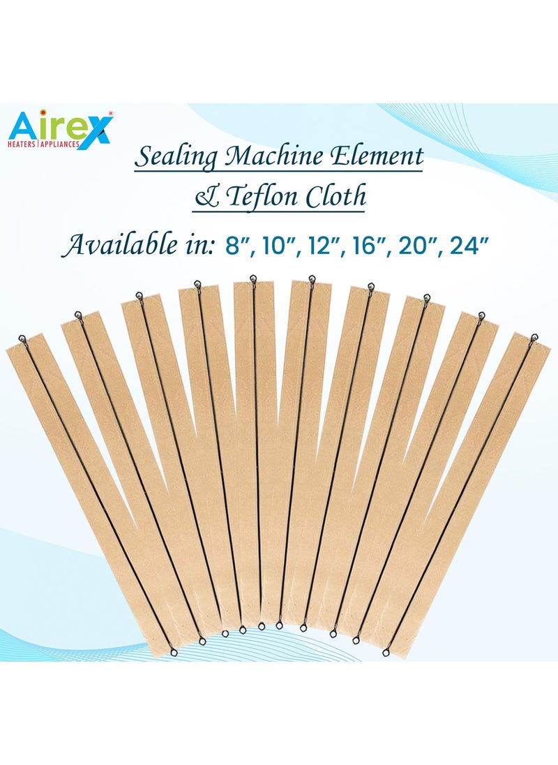Airex Airex Teflon Metal Element Strip for Sealing Machine 10 inch Pack of 1  - Image 2