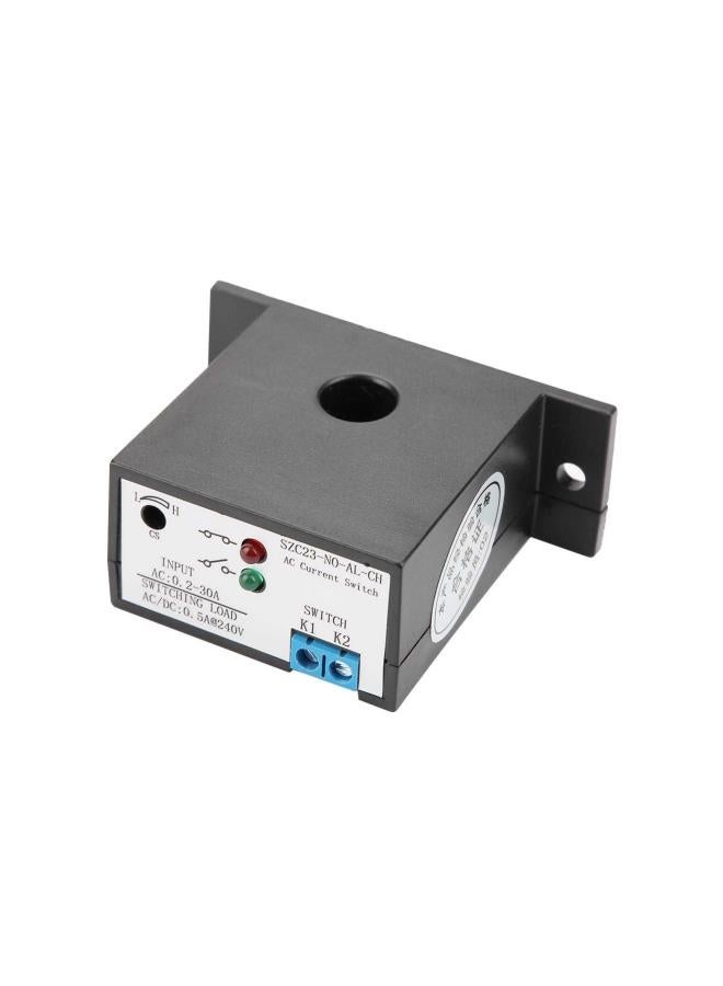 Loquat Current Sensing Switch, Normally Open Current Sensing Switch Adjustable AC 0.2-30A SZC23-NO-AL-CH for AC Current Measurement and Monitoring - Image 2