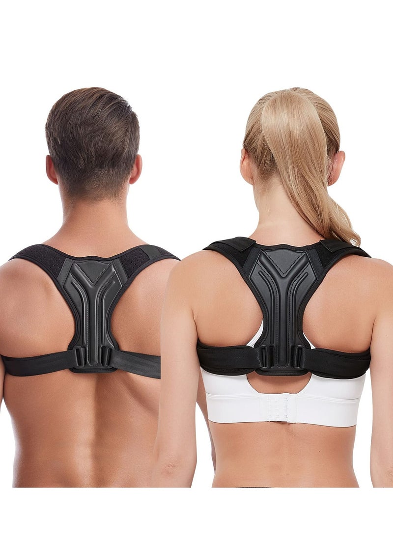 SYOSI - Back Correction Strap, Adjustable Posture Corrector Spine Straightener - Image 1