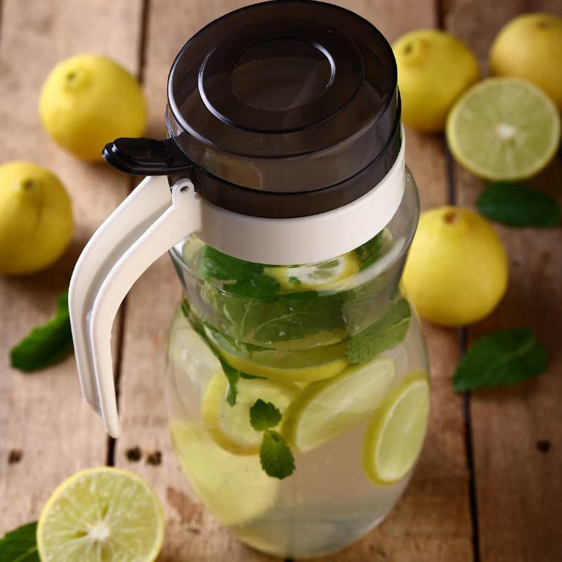 LIPSA ENTERPRISE Handy Oil Pourer FoodGrade Plastic Olive Oil Vinegar Dispenser Transparent Portable Dust and Leak Proof Jar Multicolour 1000ml - Image 4