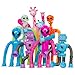 DODOMAGXANADU Pop Tubes Skeleton Fidget Toys for Kids 8Pack Robot Fidget Pop Toys Telescopic Suction Cup Toy for Stress and Anxiety Relief Stocking Stuffers Gift for Kids and Toddlers 8 Pack MultiItems - Image 2
