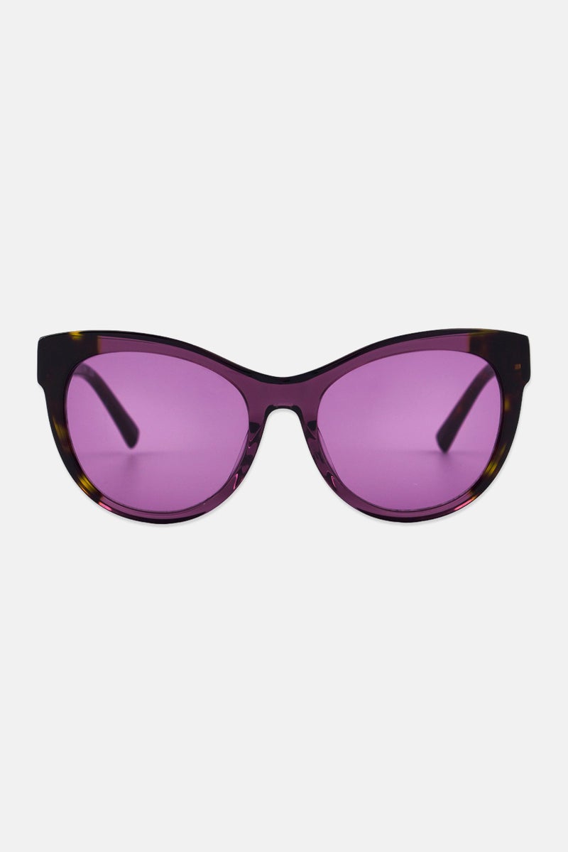 DKNY Women DK533S Cat Eye Sunglasses, Purple - Image 1