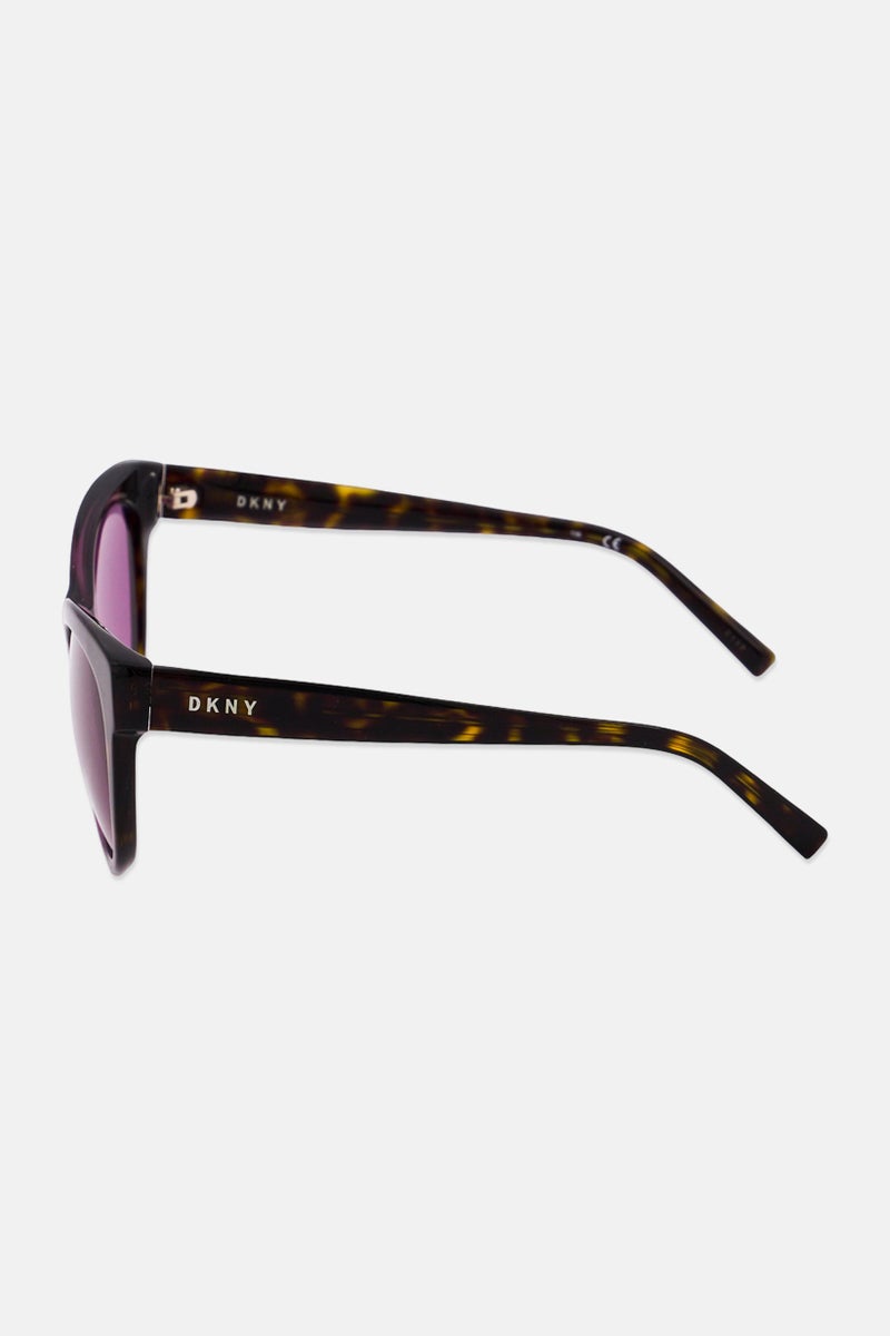 DKNY Women DK533S Cat Eye Sunglasses, Purple - Image 3