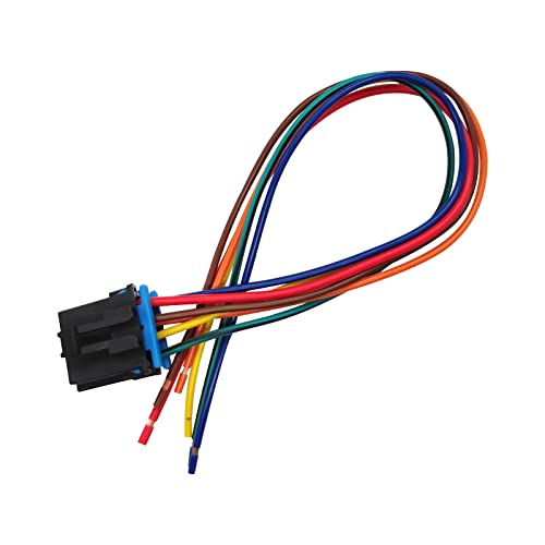 Whautole Heater Climate Fan Speed Control Connecto Pigtail,969907/Pt1346/15306189,Compatible with 96-99 Chevy Silverado - Image 1