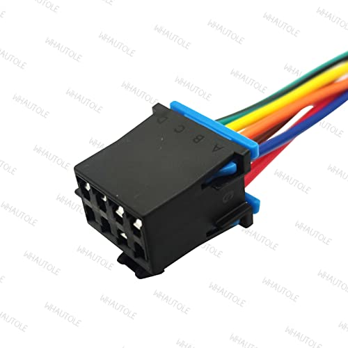 Whautole Heater Climate Fan Speed Control Connecto Pigtail,969907/Pt1346/15306189,Compatible with 96-99 Chevy Silverado - Image 4