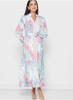 Khizana Soft Belted Print Dress  - Image 4
