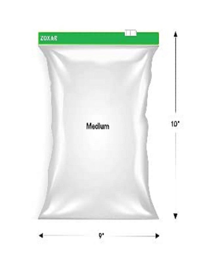 MOBDESK Ziplock Covers Pouch Bags, Reusable Ziplock Bags Airtight Seal for Travel Freezer Refrigerator Packing Cloths Accessories (Pack of 15)- Ur-565 - Image 2