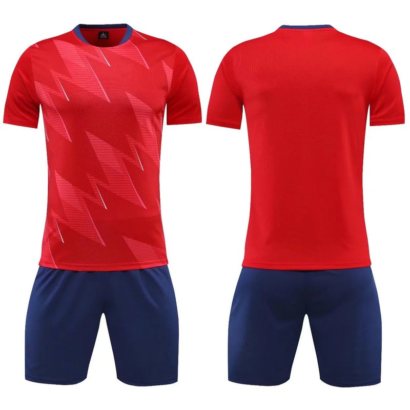 Football Uniform Suit Men'S Training Clothing Printed With Ball Number Children'S Jersey Sports Primary School Student Competition Team Uniform - Image 3