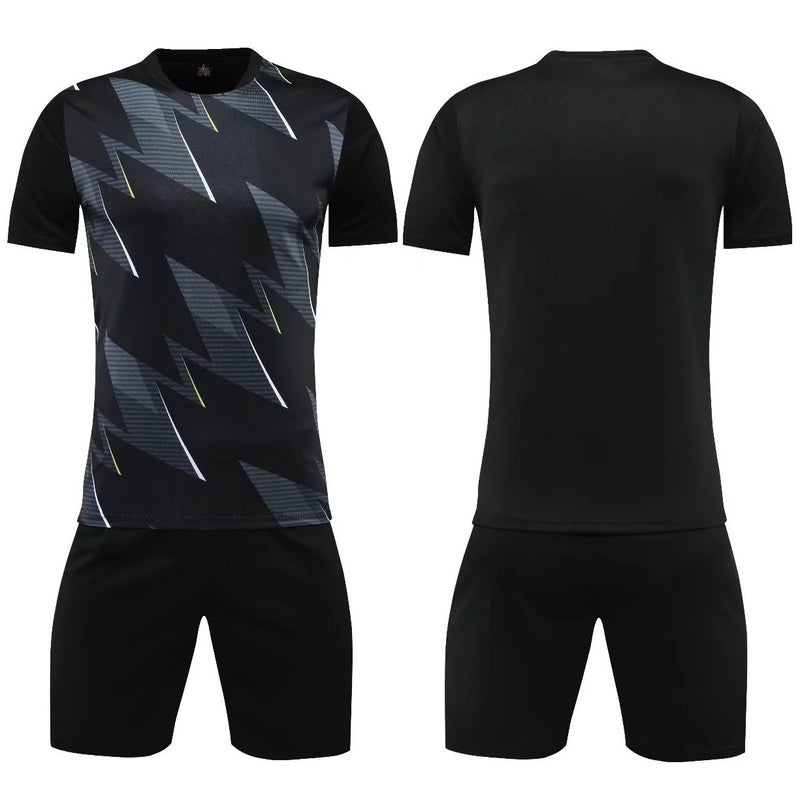 Football Uniform Suit Men'S Training Clothing Printed With Ball Number Children'S Jersey Sports Primary School Student Competition Team Uniform - Image 1