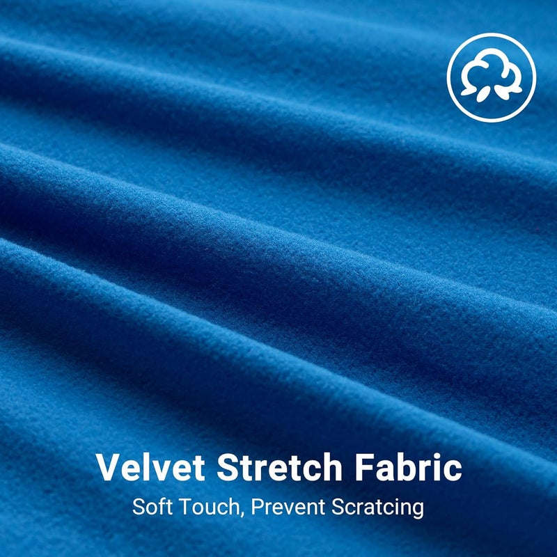 Favoto Dustproof Sedan Car Cover with Storage Bag - Universal Fit 177-193 Inch - Blue-Upgraded - Image 2
