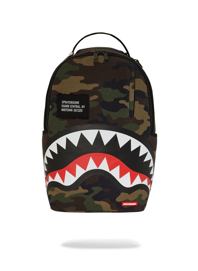 SPRAYGROUND SHARK CENTRAL CAMO  DLXS BACKPACK  - Image 1