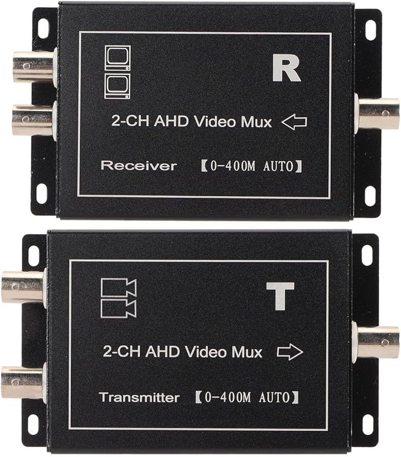 2 Channel AHD CVBS Video Multiplexer Plug and Play Hot Swap 400m Distance 720P 1080P BNC - Image 1