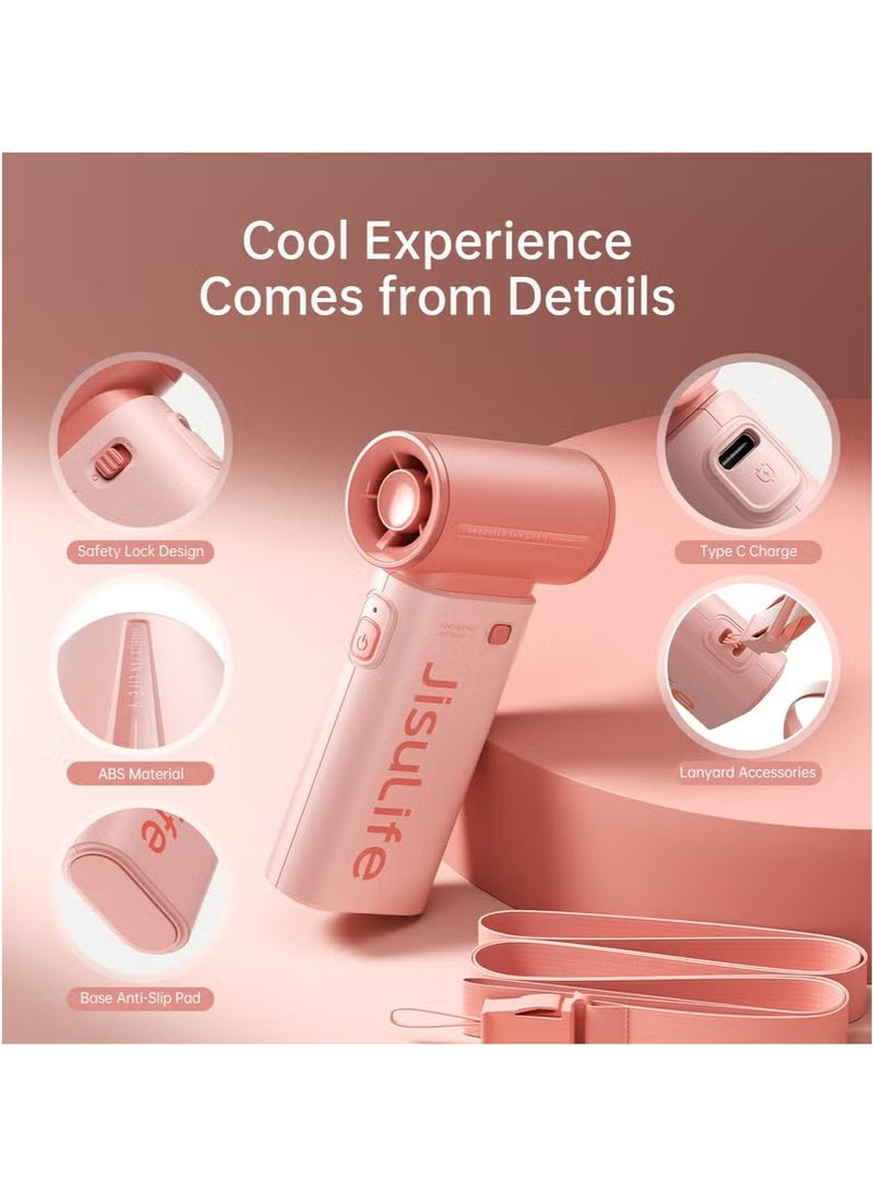 JISULIFE - Jisulife Elec 9 Handheld Turbo Fan with Adjustable Speeds 5000mAh Rechargeable Battery - Image 1