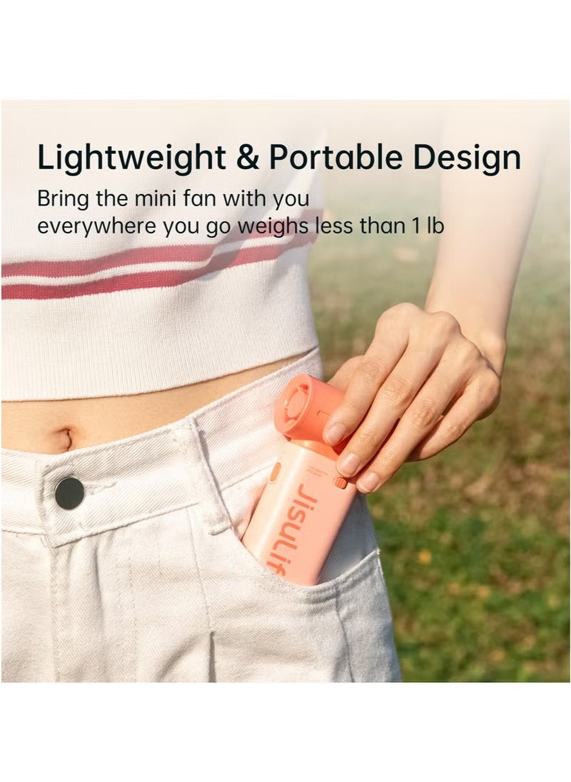JISULIFE - Jisulife Elec 9 Handheld Turbo Fan with Adjustable Speeds 5000mAh Rechargeable Battery - Image 1