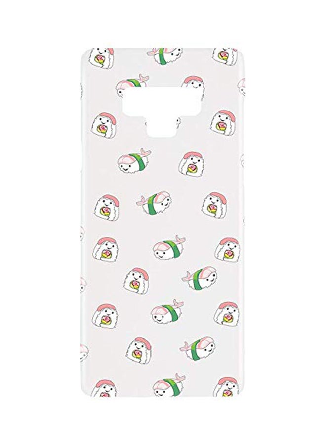 Sushi Transparent Hard Case Cover For Samsung Galaxy Note 9 Multicolour