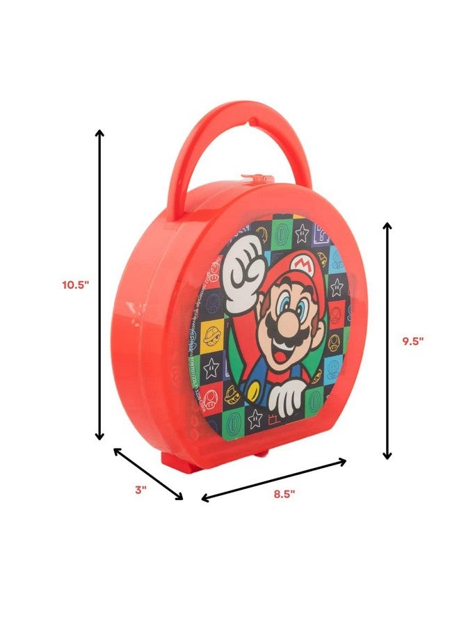 Super Mario Brothers Coloring & Sticker Activity Set For Kids With Travel Carrying Case - Image 3