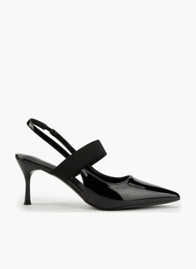فلورا بيلا من شو إكسبرس Flora Bella Solid Pointed Toe Slingback Shoes With Stiletto Heels