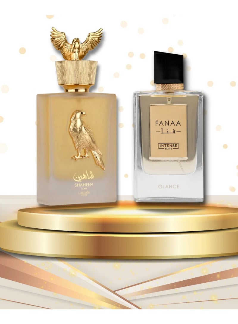 Lattafa Shaheen Gold Eau de Parfum for Unisex - 100ml - Image 4