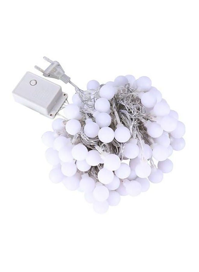 NIBEMINENT Globe Led String Light White 10 x 11cm - Image 1