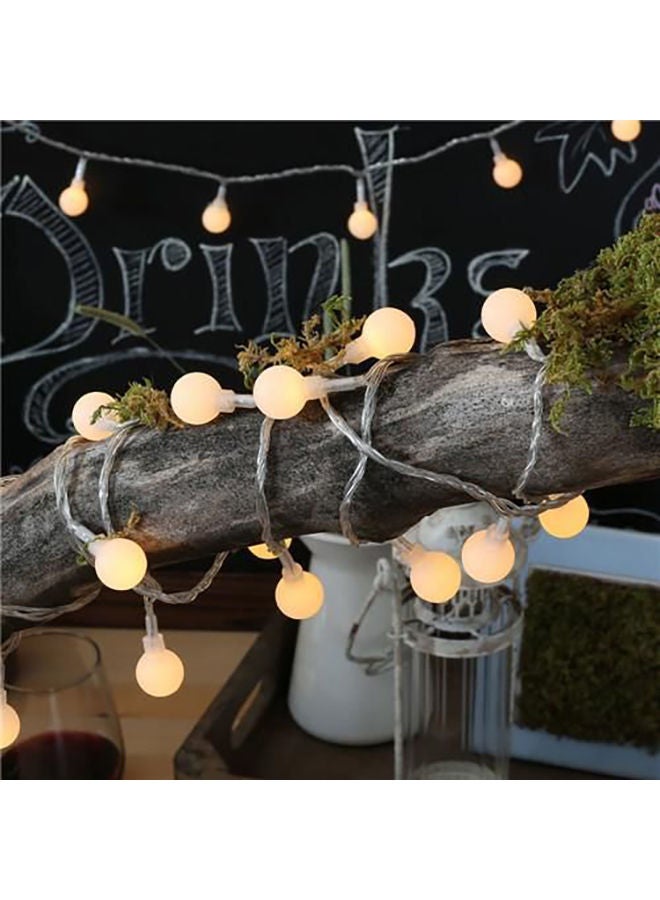 NIBEMINENT Globe Led String Light White 10 x 11cm - Image 3