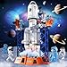 BLmukce Space Rocket Toys for Kids 3 4 5 6 7 8 Year Old Boys Kids Spaceship and Rocket with Astronauts Figures and Rocket Launcher for Indoor Outdoor Birthday Toy for Boys Girls Age 35 - Image 2