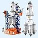 BLmukce Space Rocket Toys for Kids 3 4 5 6 7 8 Year Old Boys Kids Spaceship and Rocket with Astronauts Figures and Rocket Launcher for Indoor Outdoor Birthday Toy for Boys Girls Age 35 - Image 4