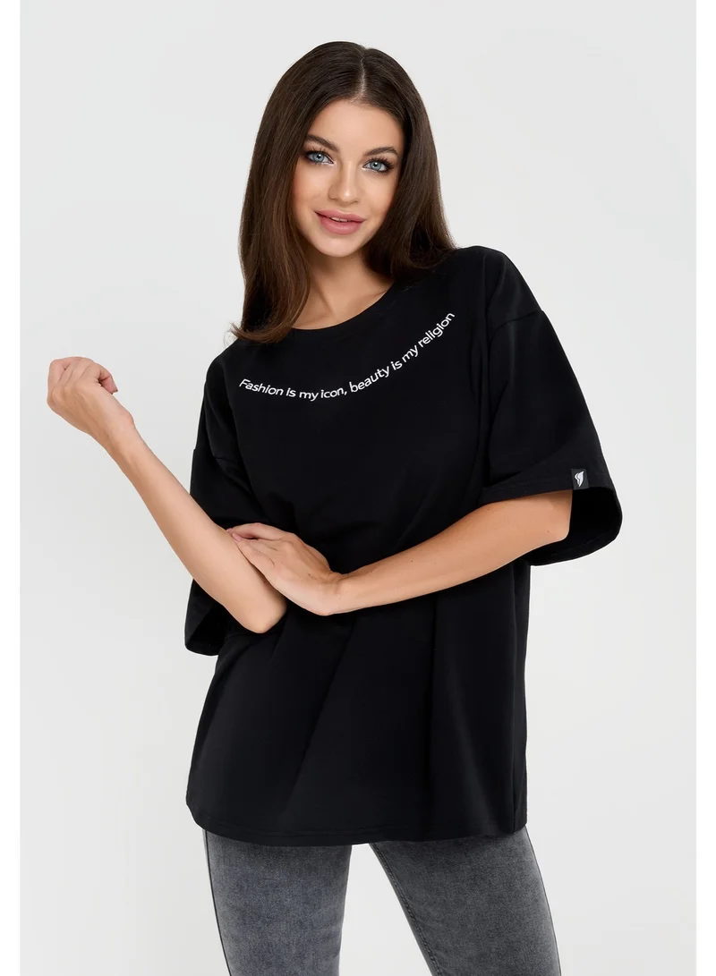 Bona Fide Oversized T-Shirt for Women – Comfortable Short Sleeve Summer Top