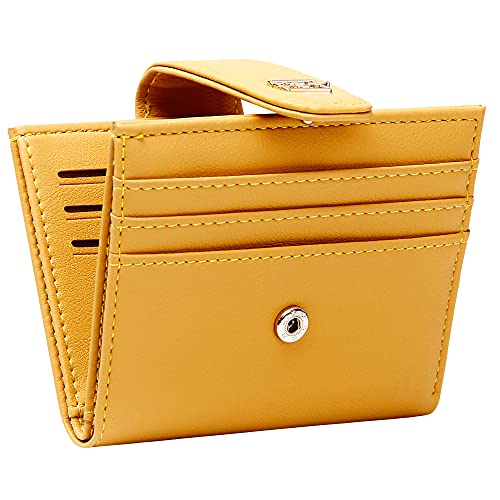 GEEAD Small Wallets for Women Slim Bifold Credit Card Holder Minimalist Zipper Coin Pocket - Image 1