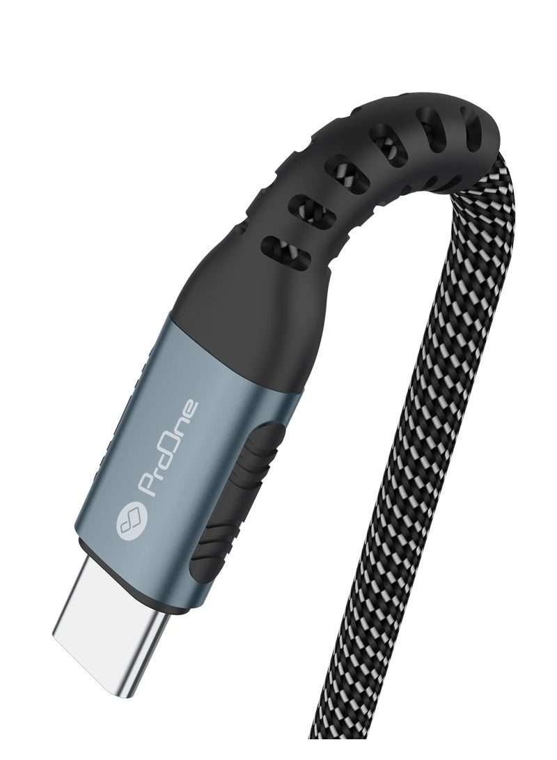ProOne ProOne PCC104 Type-C to Type-C 60W Magnetic Self-Winding Charging & Data Cable (1M)  - Image 1