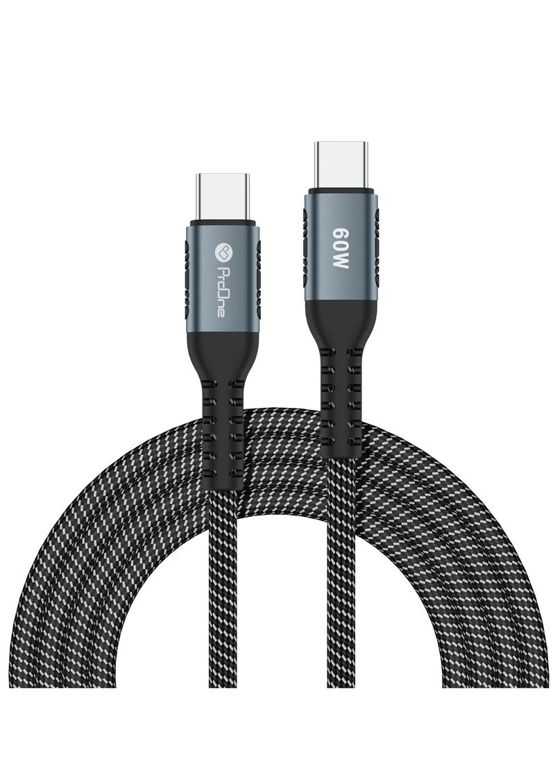 ProOne ProOne PCC104 Type-C to Type-C 60W Magnetic Self-Winding Charging & Data Cable (1M)  - Image 2