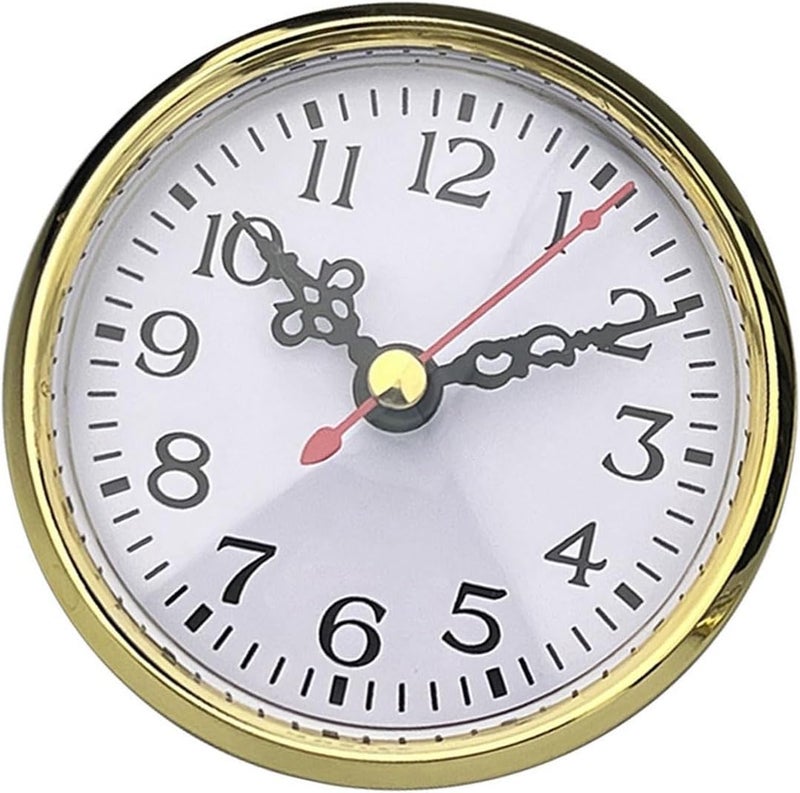 80mm Quartzs Clocks Insert Craft Clock Movement Round Clock Head Inlaid Bells Cores With Arabic Numerals - Image 1