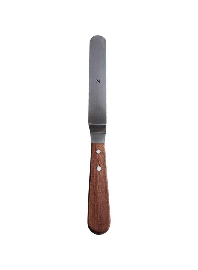Nutlink Professional Cake Decorating Tools - Large Stainless Steel 8" Icing Spatula - Offset Baking Icing Spatula with Wood Handle (8 inch) - Image 1