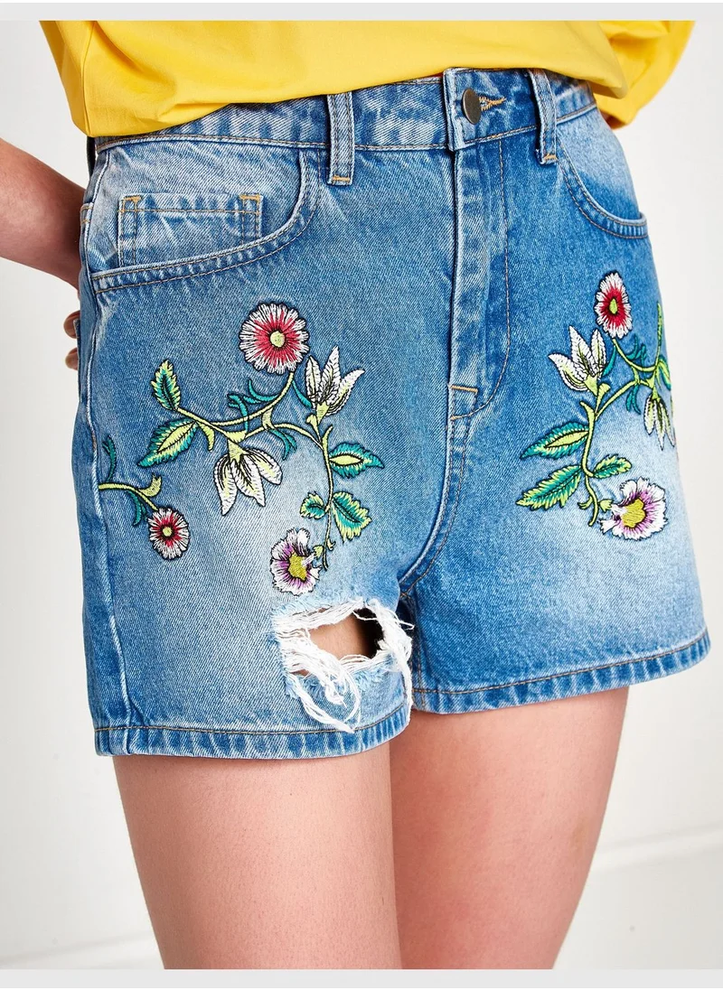 KOTON Embellished Shorts