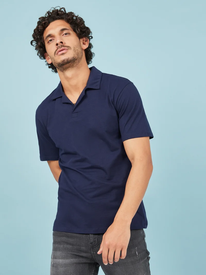 Styli Pack of 2 - Revere Collar Regular Fit Polo