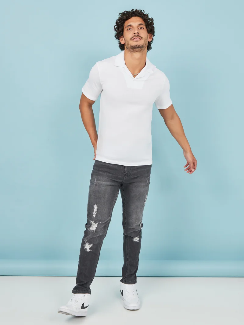 Styli Pack of 2 - Revere Collar Regular Fit Polo