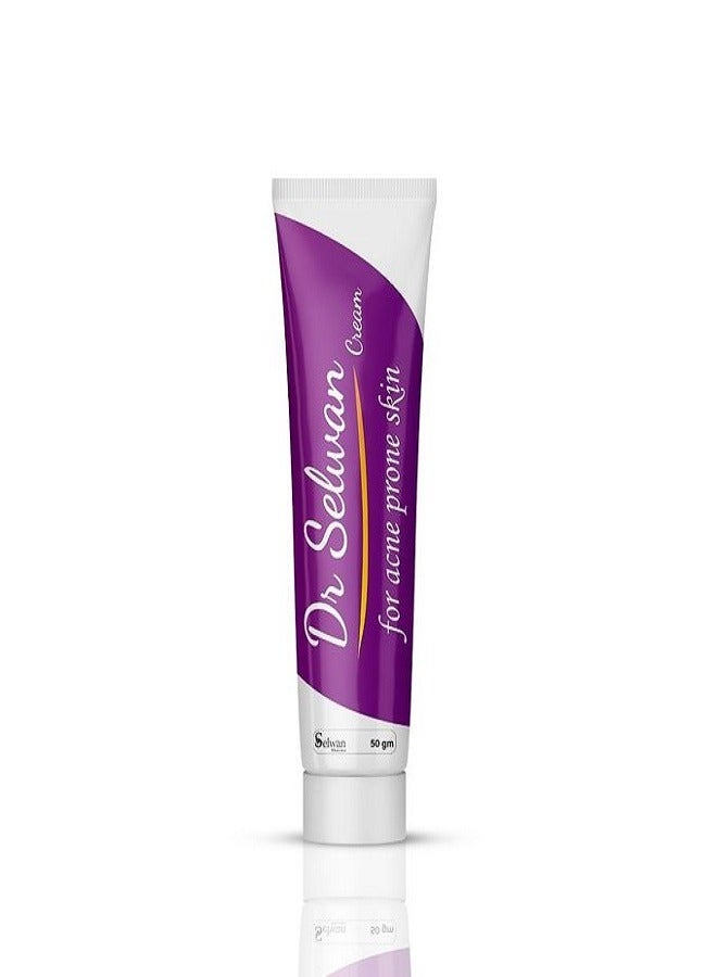 DR SELWAN Acne Prone Skin Cream with Natural Ingredients 50gm  - Image 1
