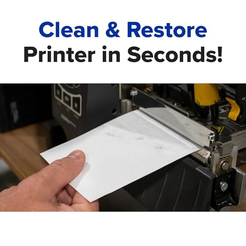 Waffletechnology KICTeam - Cleaning Cards for Thermal Printers (25 Cards) - Presaturated with Quick Drying Solution to Clean 4in Receipt Paper Thermal Printers - Image 3