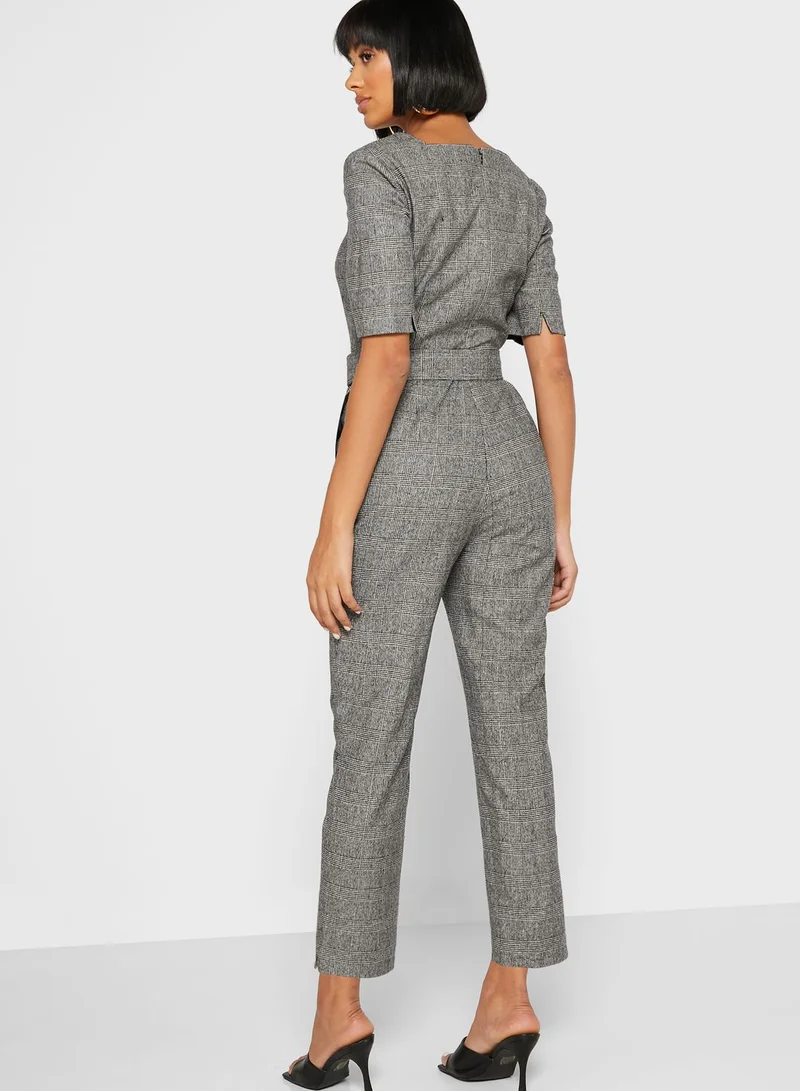 LK Bennett Dr Sage Square Neck Jumpsuit