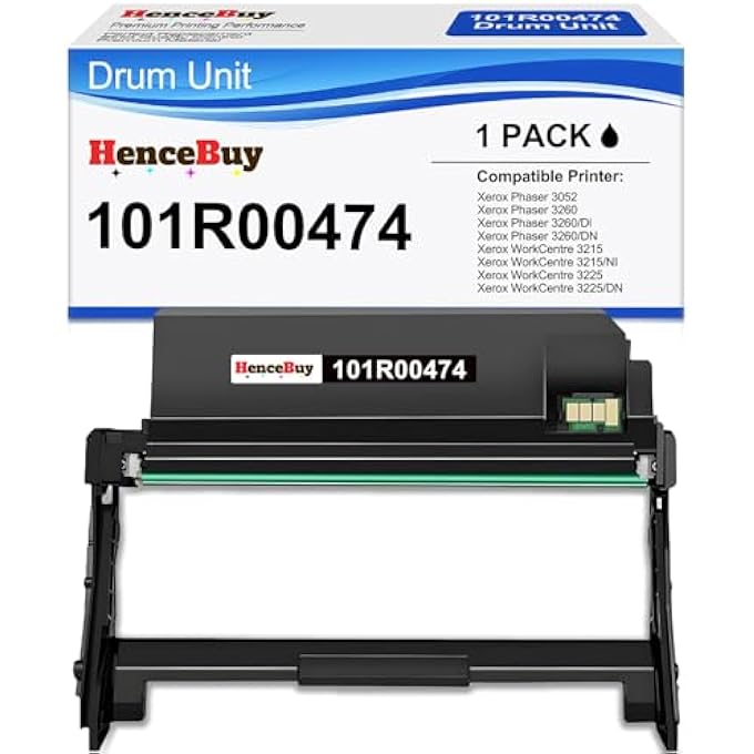 COMPATIBLE 101R00474 DRUM UNIT REPLACEMENT FOR XEROX 3215/3225/3260 DRUM CARTRIDGE FOR PHASER 3260DNI 3260DI WORKCENTRE 3215NI 3225DNI DRUM-1PCS - Image 1
