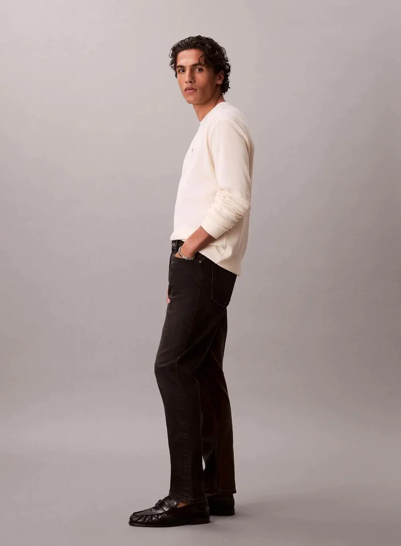 Calvin Klein AVERY BLACK STONE Classic Tapered Jeans for Men | Best Price UAE