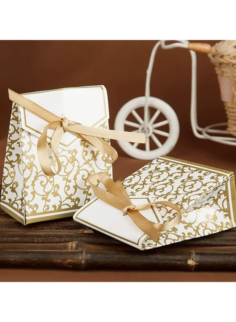 general Wedding Gift Bags, 20PCS Thank You Gift Boxes Candy Boxes with Wedding Bridal Shower Baby Shower Birthday Party Decoration Ribbon - Image 2