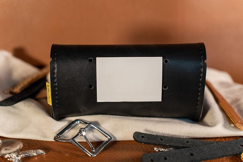 Dowco Willie & Max Synthetic Leather Motorcycle Windshield Bag - Black, Universal Fit - Image 3