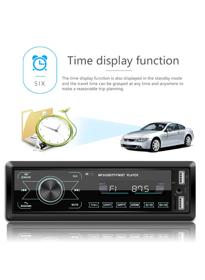 NIBEMINENT Bluetooth Car Stereo Media Player Device  - Image 2