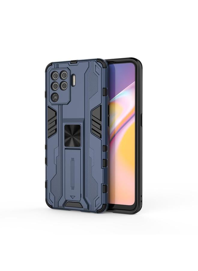 erorex Case For OPPO A94 Supersonic PC + TPU Shock-proof Protective Case with Holder - Image 1