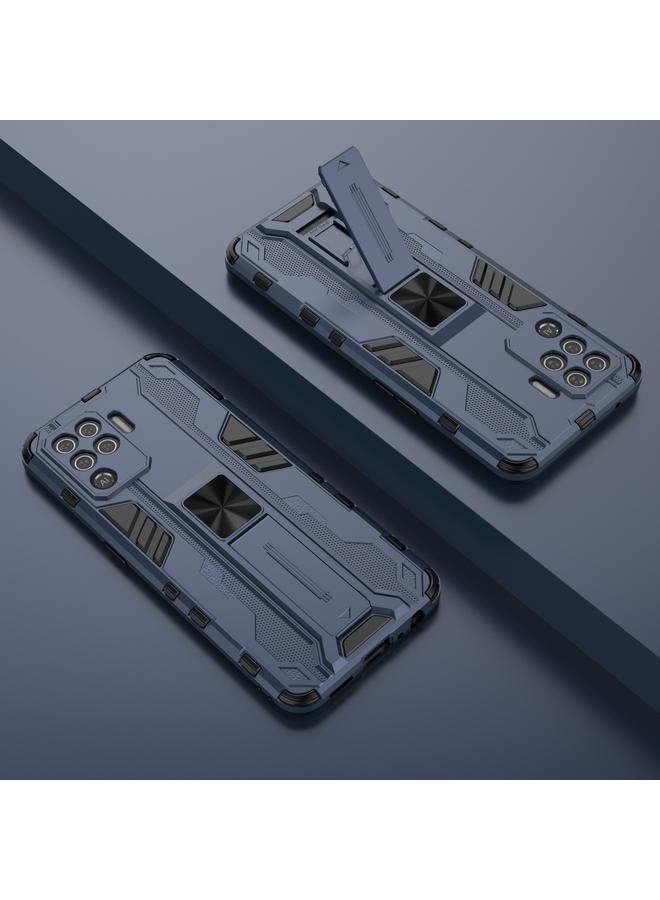 erorex Case For OPPO A94 Supersonic PC + TPU Shock-proof Protective Case with Holder - Image 2